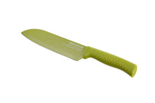 Load image into Gallery viewer, The BRANIK Santoku knife is 7 Inches and coated with our special non stick material.
