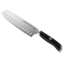 Load image into Gallery viewer, STEWART & BRADLEY 18cm/7Inch MasterPro Series Santoku Knife. Premium German Steel 1.4116