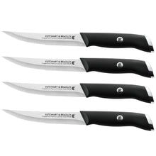 Load image into Gallery viewer, STEWART & BRADLEY Premium German Steel #4028, 50% Razor Sharp Straight Edge, and 50% Serrated Blade