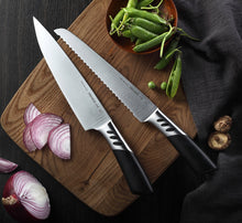 Load image into Gallery viewer, These Kitchen Knives are Ultra Sharp and Chef Quality Knife Sets for Everyday use.