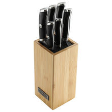 Load image into Gallery viewer, STEWART & BRADLEY Multi-Purpose Plantation Bamboo Knife Block.