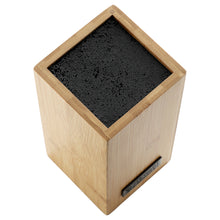 Load image into Gallery viewer, STEWART & BRADLEY Multi-Purpose Plantation Bamboo Knife Block.