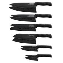 Lade das Bild in den Galerie-Viewer, BRANIK® Brand 6 Pc Kitchen Knife Set with Protective Covers.
