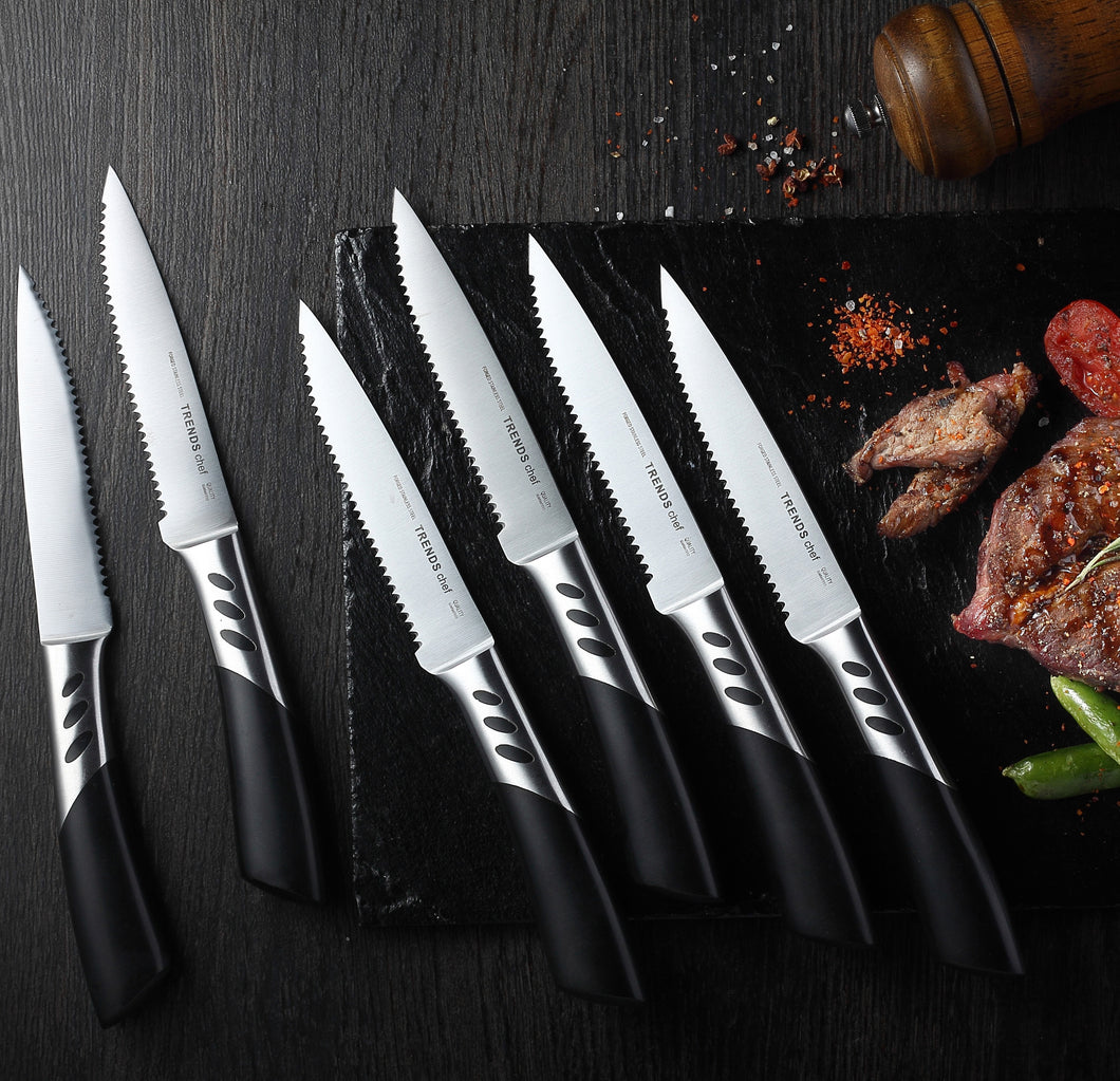 TRENDS home® 6 Pc Premium Steak Knife Set.